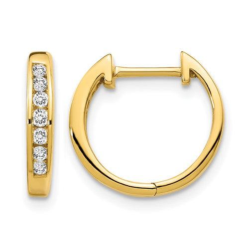 14k-gold-polished-diamond-hinged-hoop-earrings-SolomonJeweler-Wichita-KS-CustomJewelry