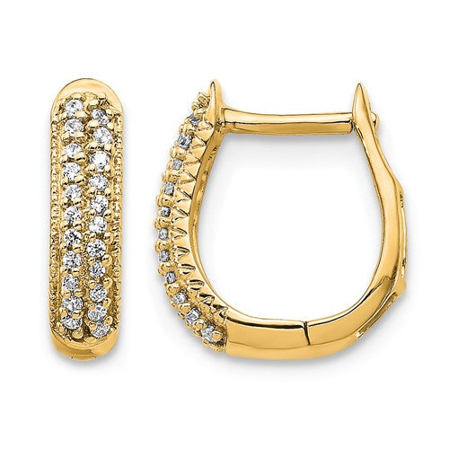 14k-polished-diamond-hinged-hoop-earrings-SolomonJeweler-Wichita-KS-CustomJewelry