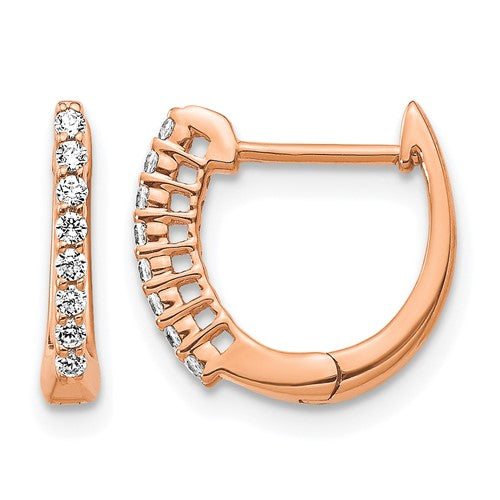 14k-rose-gold-polished-diamond-hinged-hoop-earrings-SolomonJeweler-Wichita-KS-CustomJewelry