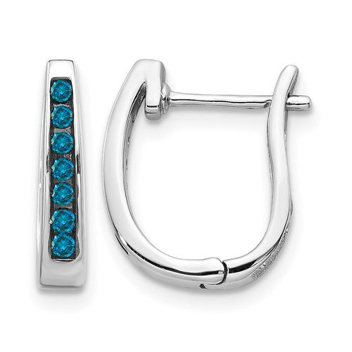 14k-white-gold-blue-diamond-3mm-hinged-hoop-earrings-SolomonJeweler-Wichita-KS-CustomJewelry
