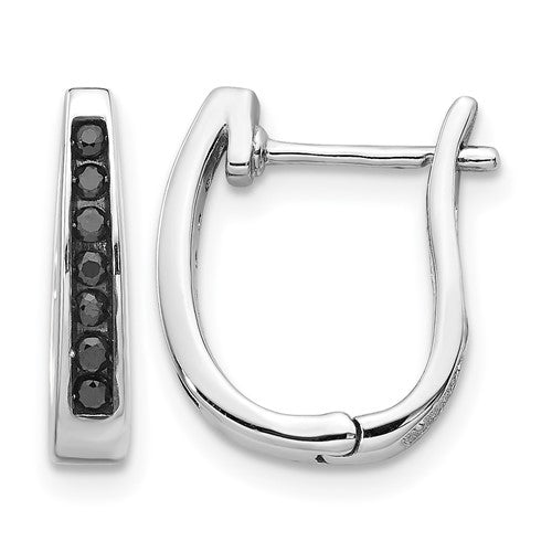 14k-white-gold-black-diamond-3mm-hinged-hoop-earrings-SolomonJeweler-Wichita-KS-CustomJewelry