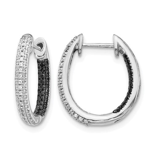 14k-white-gold-black-and-white-diamond-in-out-hoop-earrings-SolomonJeweler-Wichita-KS-CustomJewelry