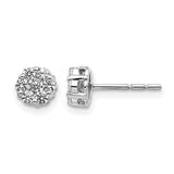 14k-white-gold-diamond-cluster-push-back-earrings-SolomonJeweler-Wichita-KS-CustomJewelry
