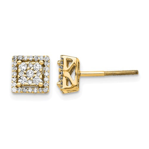 14k-diamond-square-screw-back-post-earrings-SolomonJeweler-Wichita-KS-CustomJewelry