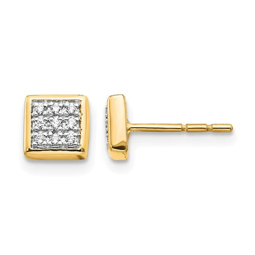 14k-diamond-post-earrings-SolomonJeweler-Wichita-KS-CustomJewelry