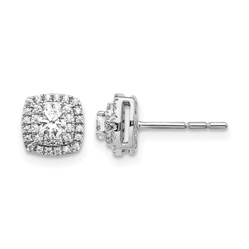 14k-white-gold-diamond-halo-post-earrings-SolomonJeweler-Wichita-KS-CustomJewelry