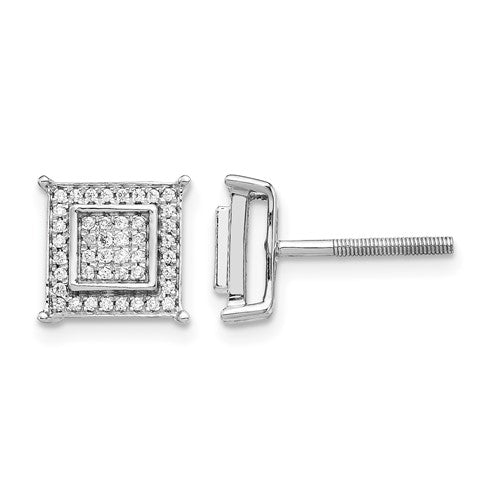14k-white-gold-diamond-small-double-square-bezel-post-earrings-SolomonJeweler-Wichita-KS-CustomJewelry