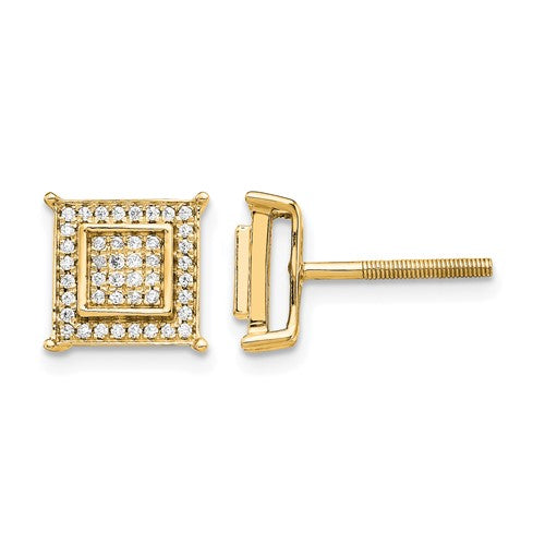 14k-diamond-small-double-square-bezel-post-earrings-SolomonJeweler-Wichita-KS-CustomJewelry