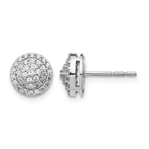 14k-white-gold-diamond-round-cluster-post-earrings-SolomonJeweler-Wichita-KS-CustomJewelry