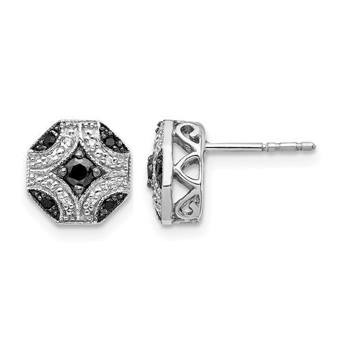 14k-white-gold-fancy-white-and-black-diamond-post-earrings-SolomonJeweler-Wichita-KS-CustomJewelry