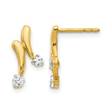 14k-yellow-gold-diamond-earrings-SolomonJeweler-Wichita-KS-CustomJewelry