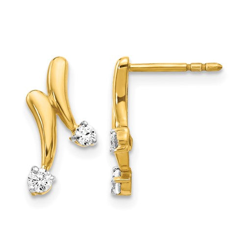 14k-yellow-gold-diamond-earrings-SolomonJeweler-Wichita-KS-CustomJewelry