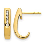 14k-diamond-j-hoop-post-earrings-SolomonJeweler-Wichita-KS-CustomJewelry