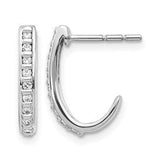 14k-white-gold-diamond-j-hoop-post-earrings-SolomonJeweler-Wichita-KS-CustomJewelry
