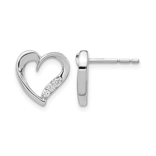 14k-white-gold-diamond-heart-earrings-SolomonJeweler-Wichita-KS-CustomJewelry