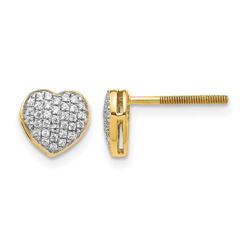 14k-diamond-heart-screw-back-post-earrings-SolomonJeweler-Wichita-KS-CustomJewelry