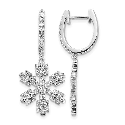 14k-white-gold-diamond-snowflake-earrings-SolomonJeweler-Wichita-KS-CustomJewelry