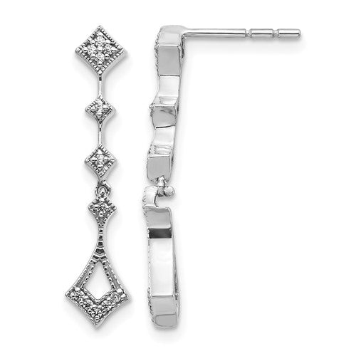 14k-white-gold-diamond-vintage-earrings-SolomonJeweler-Wichita-KS-CustomJewelry