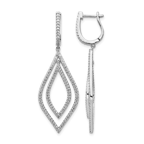 14k-white-gold-diamond-teardrop-hinged-dangle-earrings-SolomonJeweler-Wichita-KS-CustomJewelry