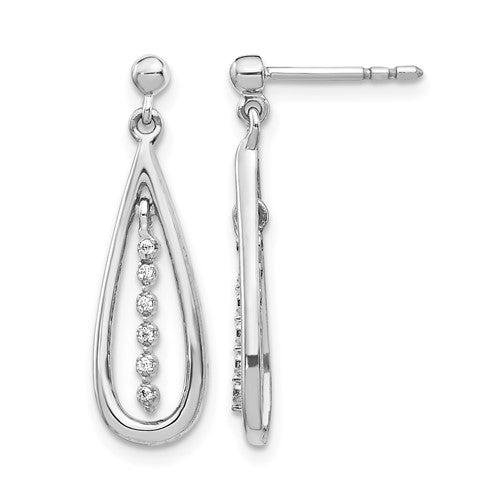14k-white-gold-diamond-teardrop-post-earrings-SolomonJeweler-Wichita-KS-CustomJewelry