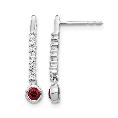 14k-white-gold-red-white-diamond-earrings-SolomonJeweler-Wichita-KS-CustomJewelry