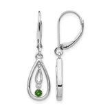 14k-white-gold-green-diamond-leverback-earrings-SolomonJeweler-Wichita-KS-CustomJewelry