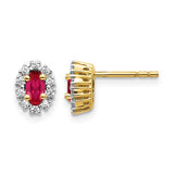 14k-yellow-gold-diamond-and-ruby-oval-halo-earrings-SolomonJeweler-Wichita-KS-CustomJewelry