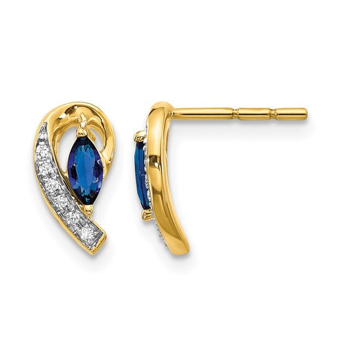 14k-yellow-gold-diamond-and-sapphire-earrings-SolomonJeweler-Wichita-KS-CustomJewelry