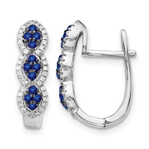 14k-white-gold-diamond-and-blue-sapphire-hinged-earrings-SolomonJeweler-Wichita-KS-CustomJewelry