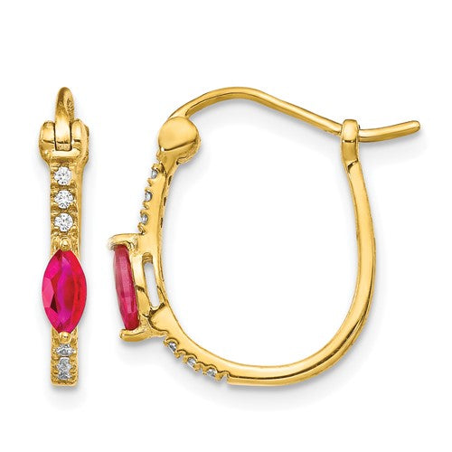 14k-1-20ct-diamond-and-ruby-hinged-hoop-earrings-SolomonJeweler-Wichita-KS-CustomJewelry