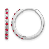 14k-white-gold-diamond-and-ruby-hinged-hoop-earrings-SolomonJeweler-Wichita-KS-CustomJewelry