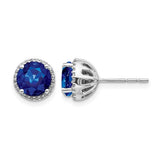 14k-white-gold-diamond-and-sapphire-post-earrings-SolomonJeweler-Wichita-KS-CustomJewelry