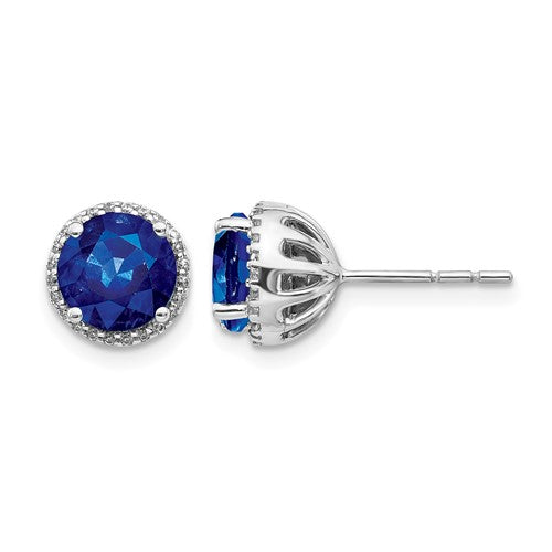 14k-white-gold-diamond-and-sapphire-post-earrings-SolomonJeweler-Wichita-KS-CustomJewelry