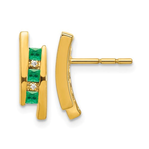 14k-diamond-and-emerald-earrings-SolomonJeweler-Wichita-KS-CustomJewelry