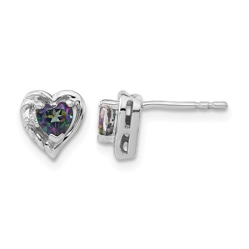14k-white-gold-mystic-fire-topaz-and-diamond-heart-earrings-SolomonJeweler-Wichita-KS-CustomJewelry