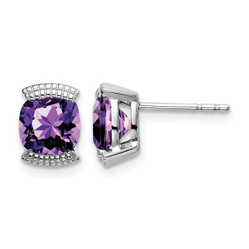 14k-white-gold-amethyst-post-earrings-SolomonJeweler-Wichita-KS-CustomJewelry