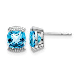 14k-white-gold-blue-topaz-post-earrings-SolomonJeweler-Wichita-KS-CustomJewelry