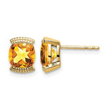 14k-citrine-post-earrings-SolomonJeweler-Wichita-KS-CustomJewelry