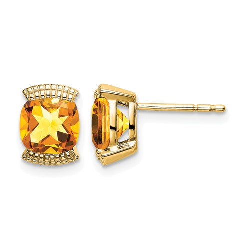14k-citrine-post-earrings-SolomonJeweler-Wichita-KS-CustomJewelry
