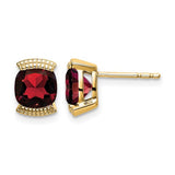 14k-garnet-post-earrings-SolomonJeweler-Wichita-KS-CustomJewelry