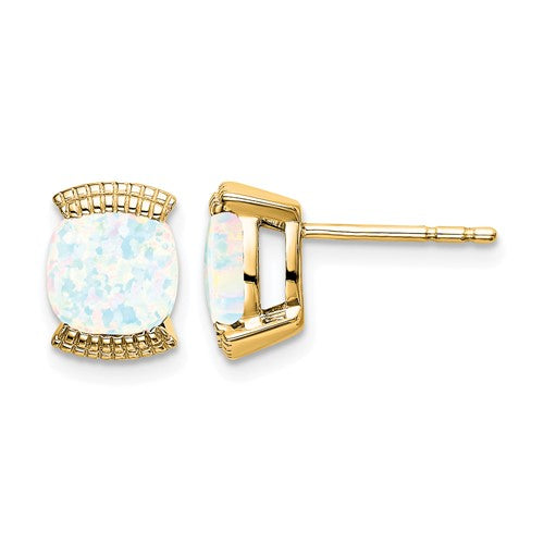 14k-created-opal-post-earrings-SolomonJeweler-Wichita-KS-CustomJewelry