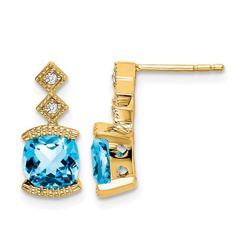 14k-blue-topaz-and-diamond-earrings-SolomonJeweler-Wichita-KS-CustomJewelry