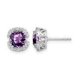 14k-white-gold-cushion-amethyst-and-diamond-halo-earrings-SolomonJeweler-Wichita-KS-CustomJewelry