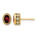 14k-oval-garnet-and-diamond-earrings-SolomonJeweler-Wichita-KS-CustomJewelry