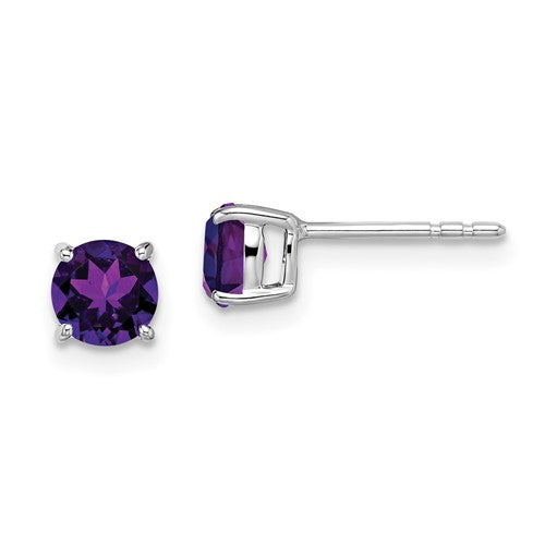 14k-white-gold-round-amethyst-earrings-SolomonJeweler-Wichita-KS-CustomJewelry