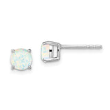 14k-white-gold-round-created-opal-earrings-SolomonJeweler-Wichita-KS-CustomJewelry