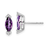 14k-white-gold-marquise-amethyst-and-diamond-earrings-SolomonJeweler-Wichita-KS-CustomJewelry
