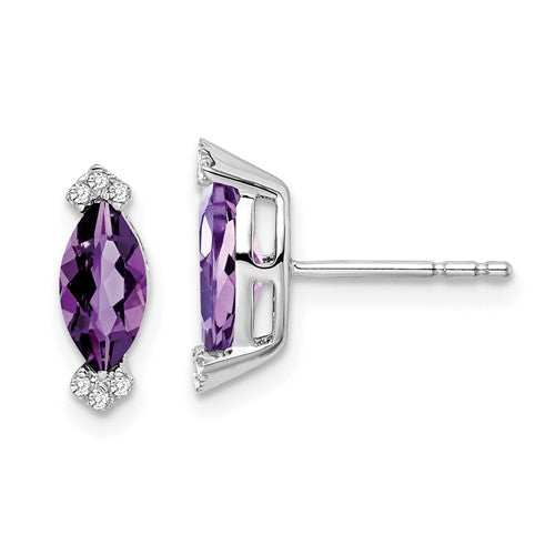14k-white-gold-marquise-amethyst-and-diamond-earrings-SolomonJeweler-Wichita-KS-CustomJewelry