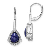 14k-white-gold-pear-lapis-and-diamond-leverback-earrings-SolomonJeweler-Wichita-KS-CustomJewelry