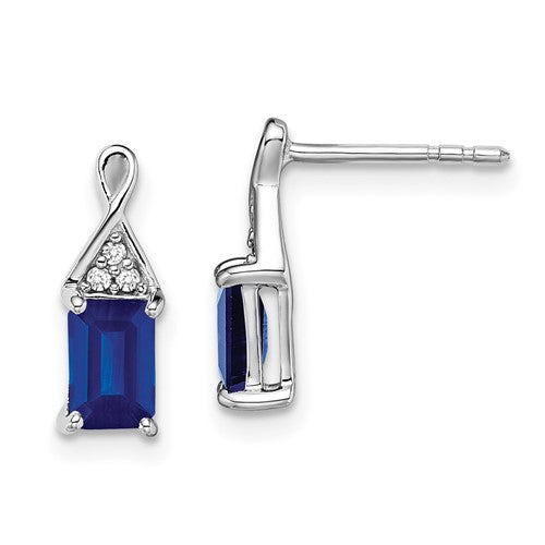 14k-white-gold-sapphire-and-diamond-earrings-SolomonJeweler-Wichita-KS-CustomJewelry